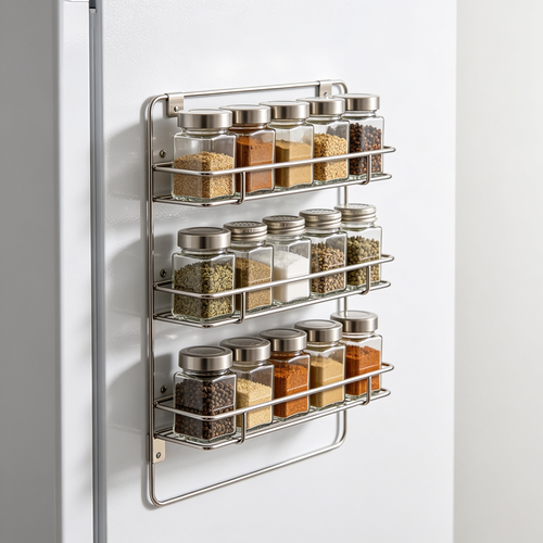 Brice Regan Gemini-ın cavabı:Magnetic Spice Rack Organizer for Refrigerator Side